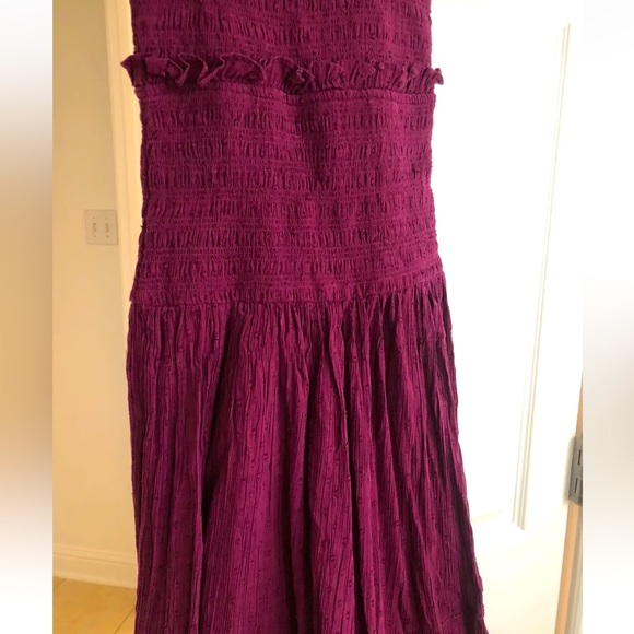 Steele dress, cheesecloth fabric in a deep purple, size XS - Picture 4 of 7